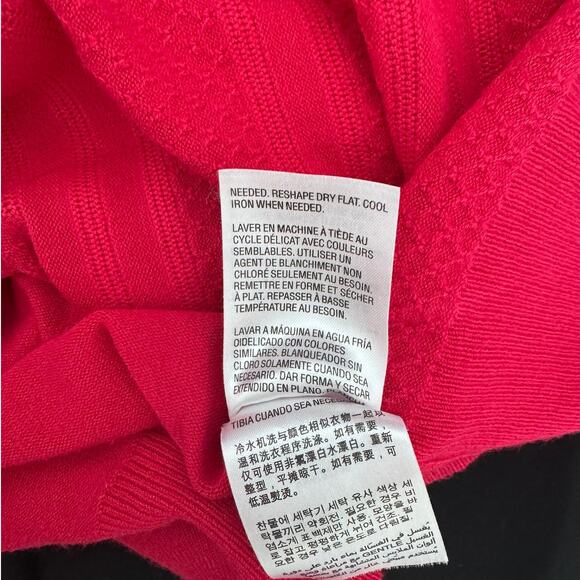 Charter Club Womens XL Button Front Cardigan Sweater Rayon Nylon Blend Pink - Picture 6 of 9